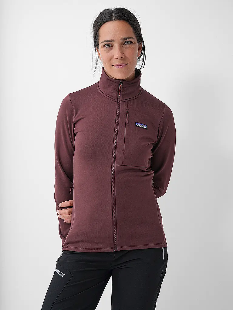 PATAGONIA | Veste polaire thermique R1® pour femme | Rouge foncé