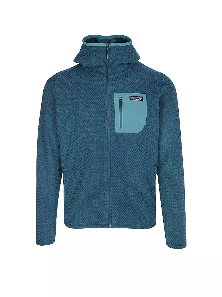 PATAGONIA | Veste polaire zippée à capuche R1® Air pour homme | Pétrole