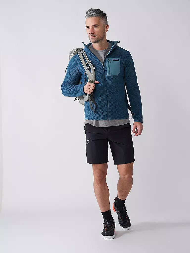 PATAGONIA | Veste polaire zippée à capuche R1® Air pour homme | Pétrole