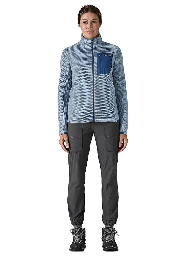 PATAGONIA | Veste polaire zippée intégrale R1® Air pour femme | Bleu clair