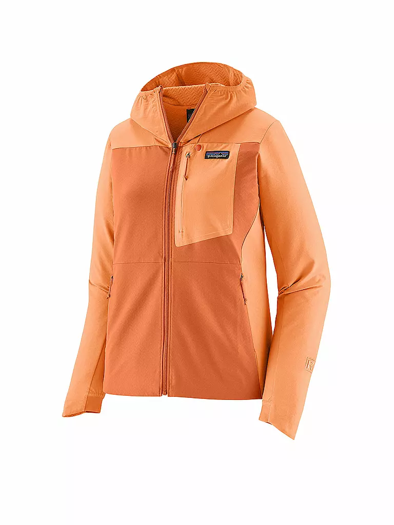 PATAGONIA | Veste softshell femme R1® CrossStrata | Orange