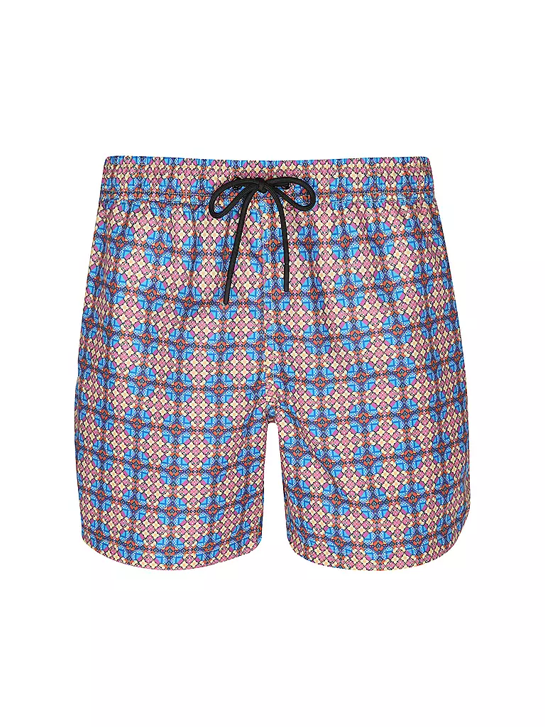 PAUL | Herren Badeshort Printed | Jaune