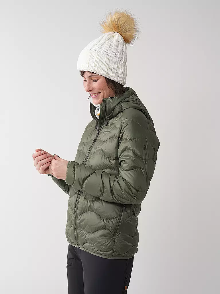 PEAK PERFORMANCE | Damen Daunenjacke Helium Down Hoodie | Olive