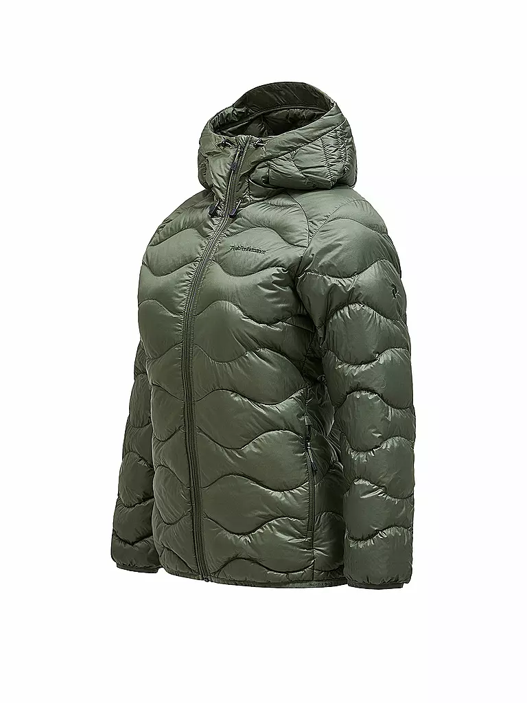 PEAK PERFORMANCE | Damen Daunenjacke Helium Down Hoodie | Olive