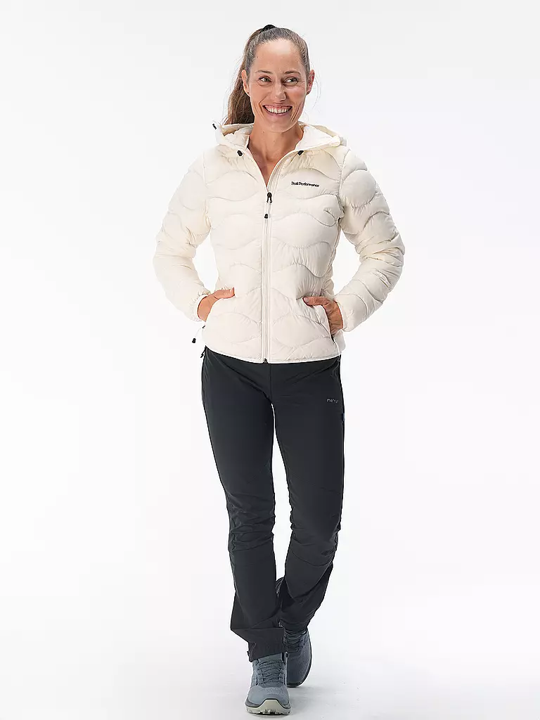 PEAK PERFORMANCE | Damen Freizeitjacke Helium Down Hoodie | Blanc