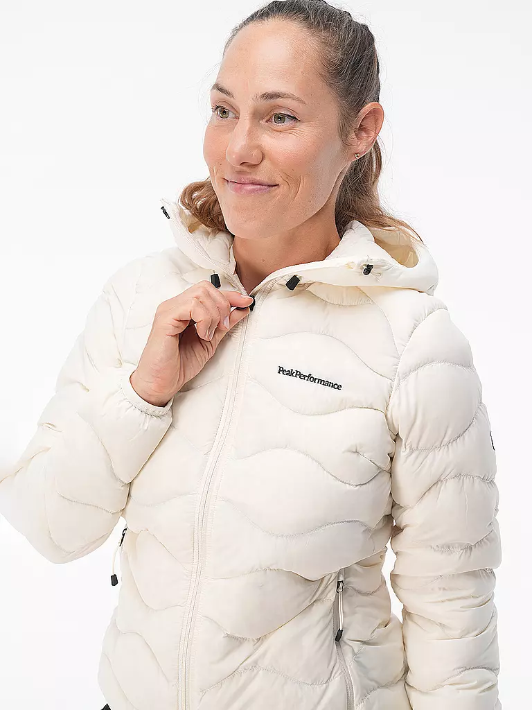 PEAK PERFORMANCE | Damen Freizeitjacke Helium Down Hoodie | Blanc