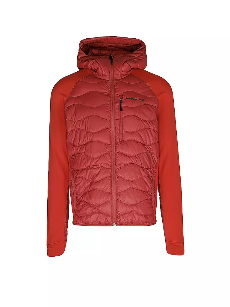PEAK PERFORMANCE | Herren Freizeitjacke Helium Down Hybrid Hoodie | Rouge