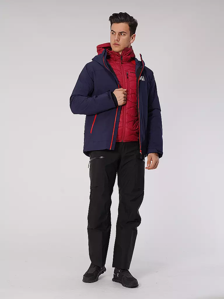 PEAK PERFORMANCE | Herren Freizeitjacke Helium Down Hybrid Hoodie | Rouge