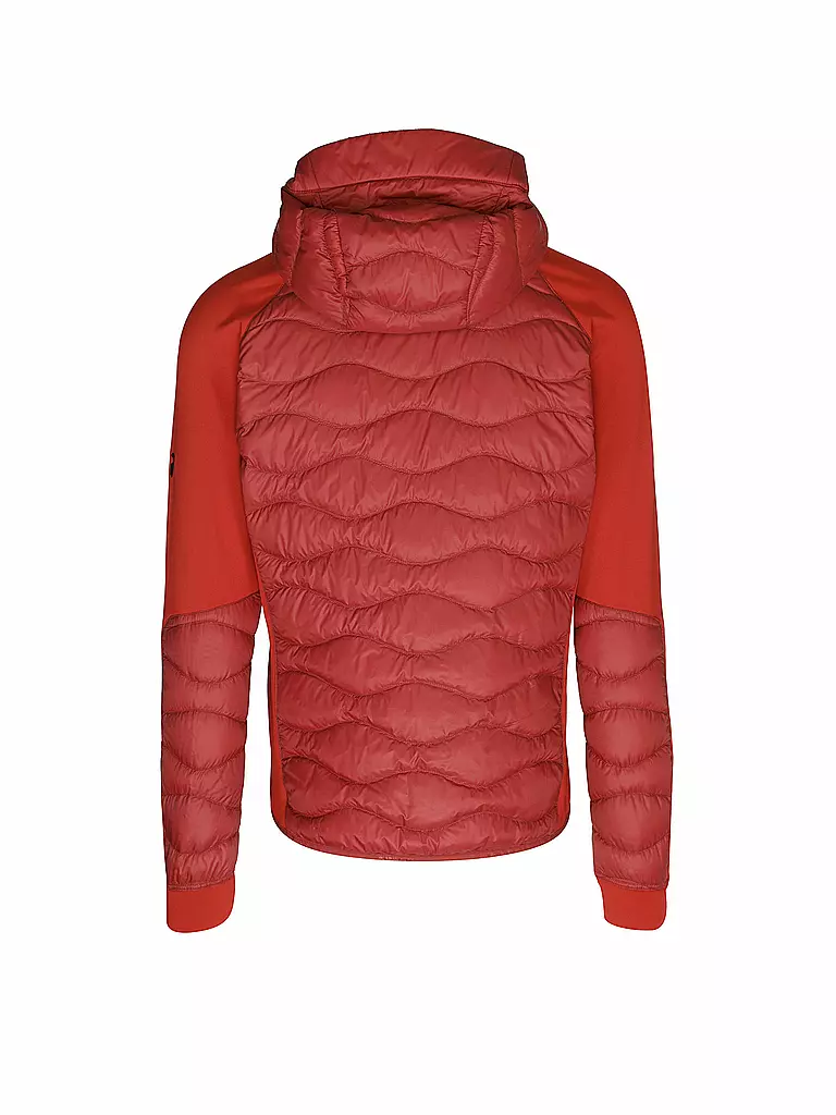 PEAK PERFORMANCE | Herren Freizeitjacke Helium Down Hybrid Hoodie | Rouge
