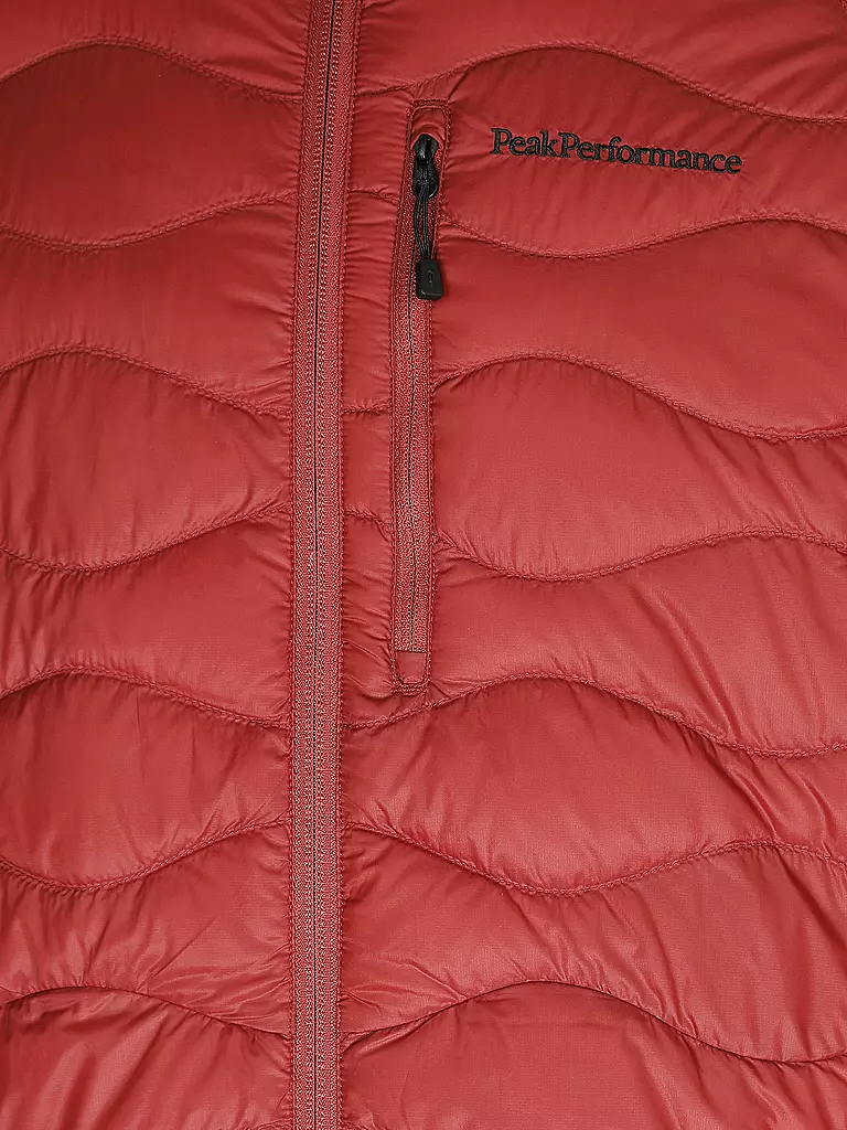 PEAK PERFORMANCE | Herren Freizeitjacke Helium Down Hybrid Hoodie | Rouge