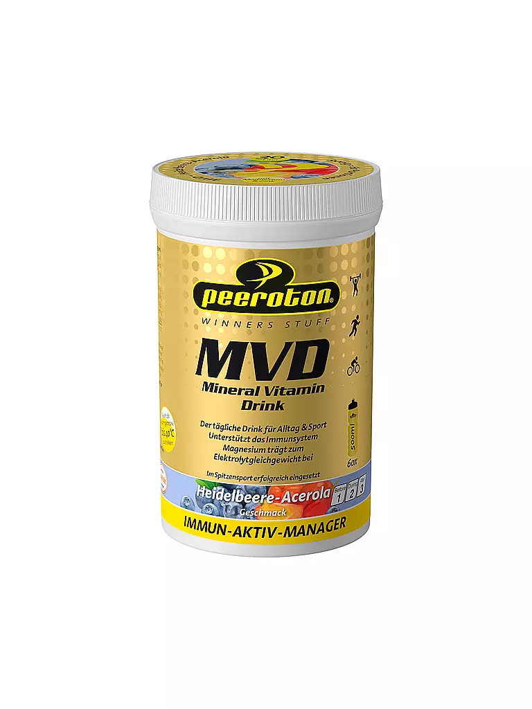 PEEROTON | Boisson en poudre minérale vitaminée Myrtille-Acérola | Multicolore