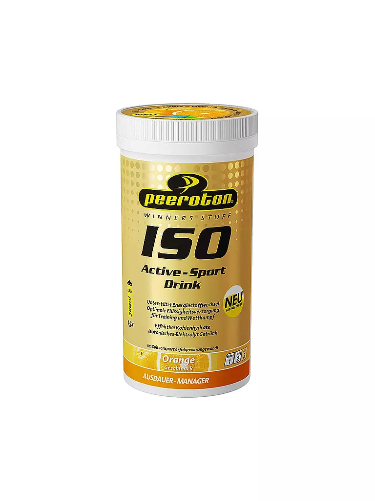 PEEROTON | Boisson isotonique en poudre Iso Active Orange 300g | Multicolore