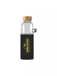 PEEROTON | Bouteille d'eau en verre Slim 550 ml avec housse en néoprène | Transparent