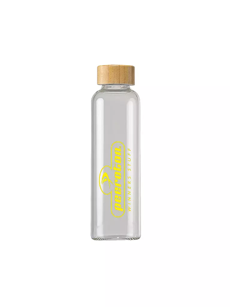 PEEROTON | Bouteille d'eau en verre Slim 550 ml avec housse en néoprène |