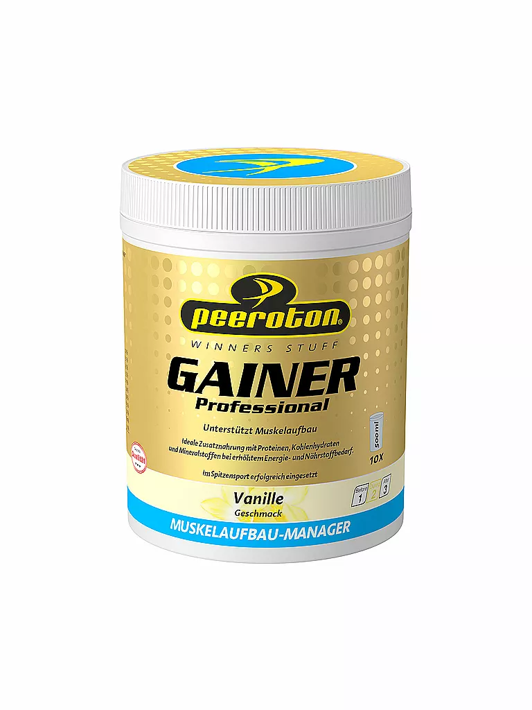 PEEROTON | GAINER Professional myprotein Shake Vanille 600g | Multicolore