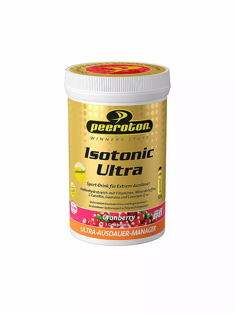 PEEROTON | Poudre de boisson isotonique Cranberry 300g | Multicolore