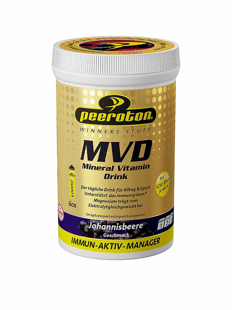 PEEROTON | Poudre pour boisson MVD Cassis 300g | Multicolore
