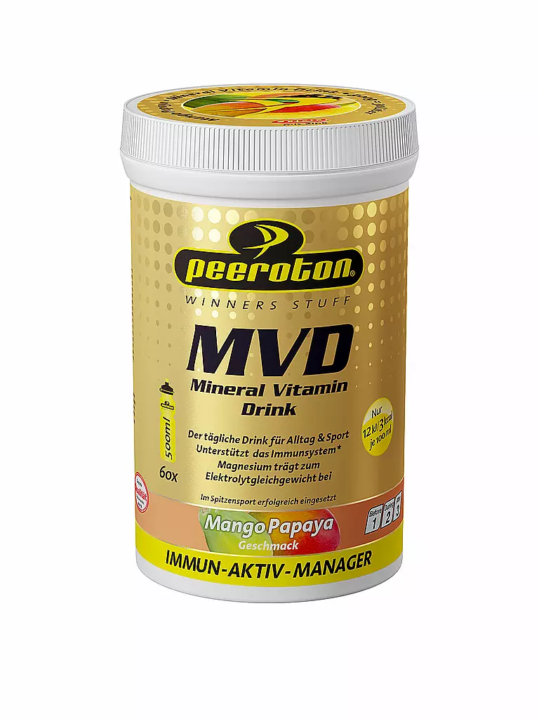 PEEROTON | Poudre pour boisson MVD Mangue/Papaye 300g | Multicolore