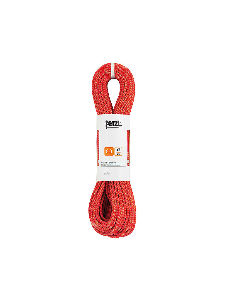 Demi-corde Rumba 8mm 60m rouge 60M