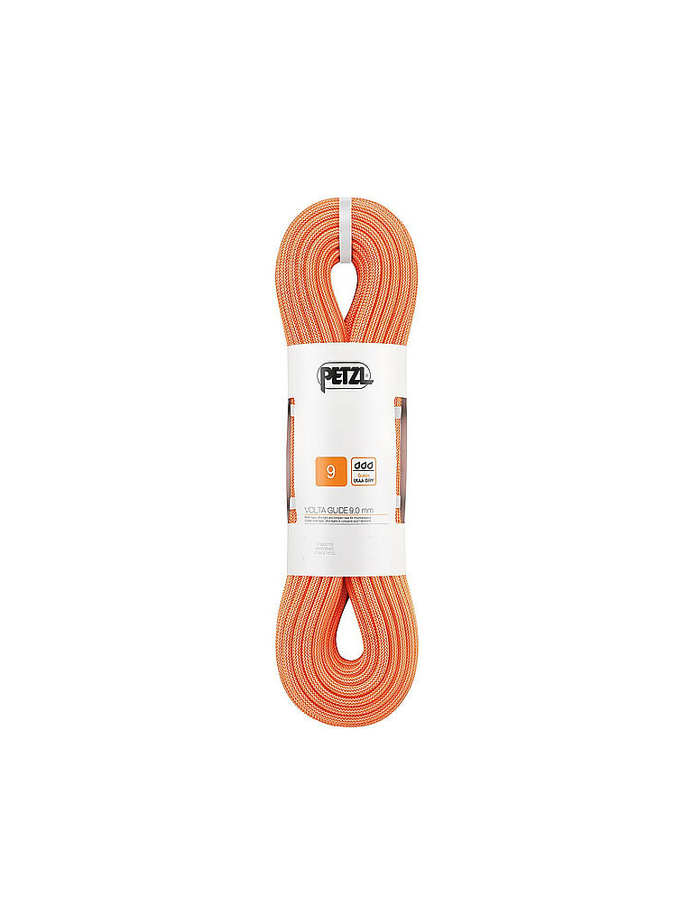 Corde d'alpinisme Volta Guide 9mm orange 30M