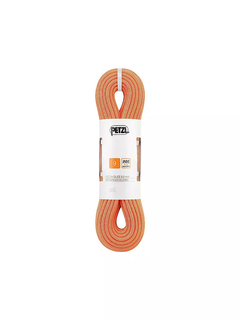 PETZL | Corde d'alpinisme Volta Guide 9mm | Orange