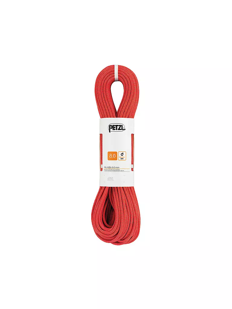 PETZL | Demi-corde Rumba 8mm 60m | Rouge