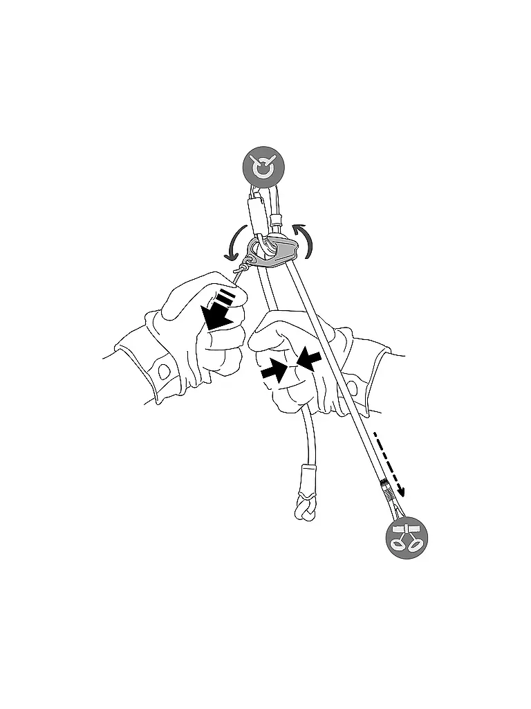 PETZL | Longe d'escalade Connect Adjust |