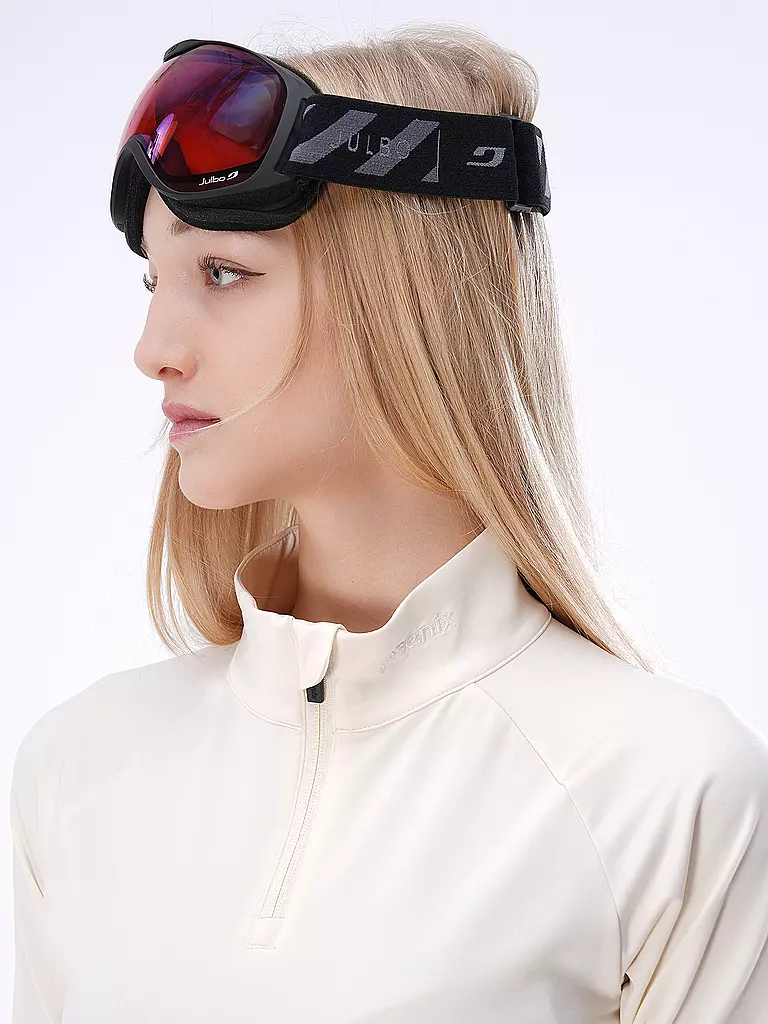 PHENIX | Damen Unterzieh Zipshirt Retro Future | Blanc