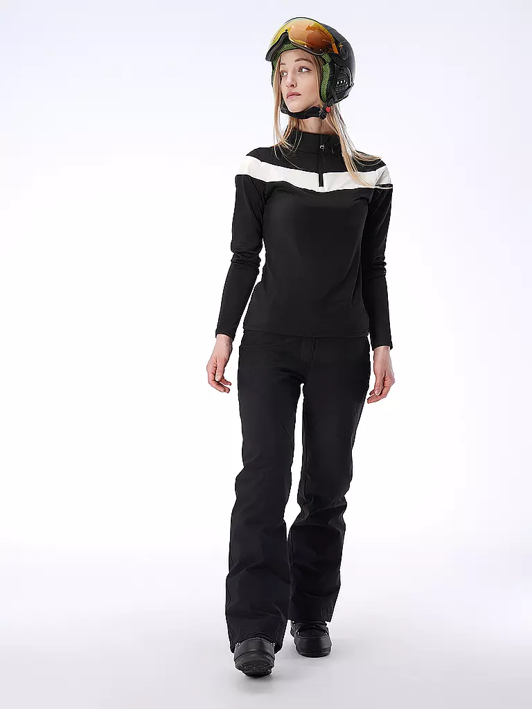 PHENIX | Damen Unterzieh Zipshirt Space Hunter | Noir
