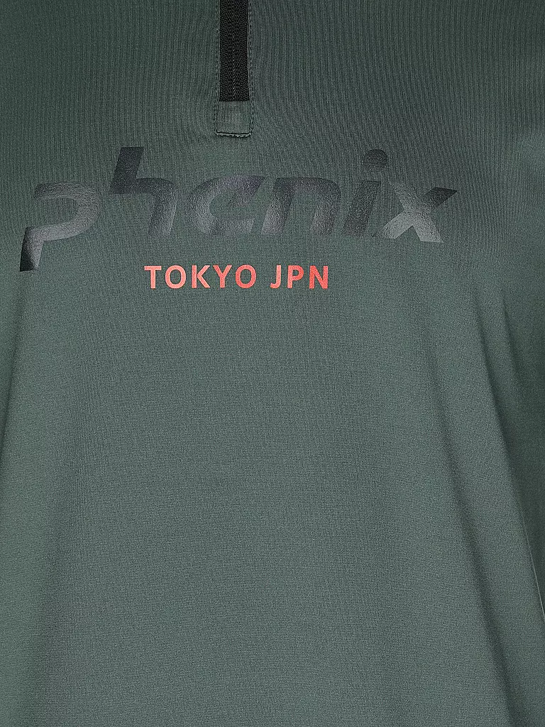 PHENIX | Herren Unterzieh Zipshirt  PH Logo Inner | Vert foncé