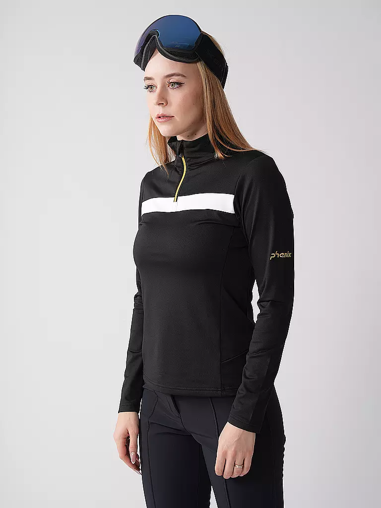 PHENIX | Sous-pull zippé femme Accent doré |
