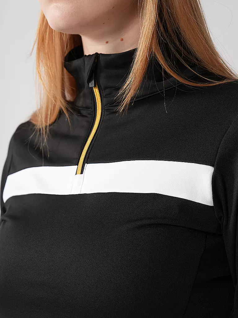 PHENIX | Sous-pull zippé femme Accent doré |