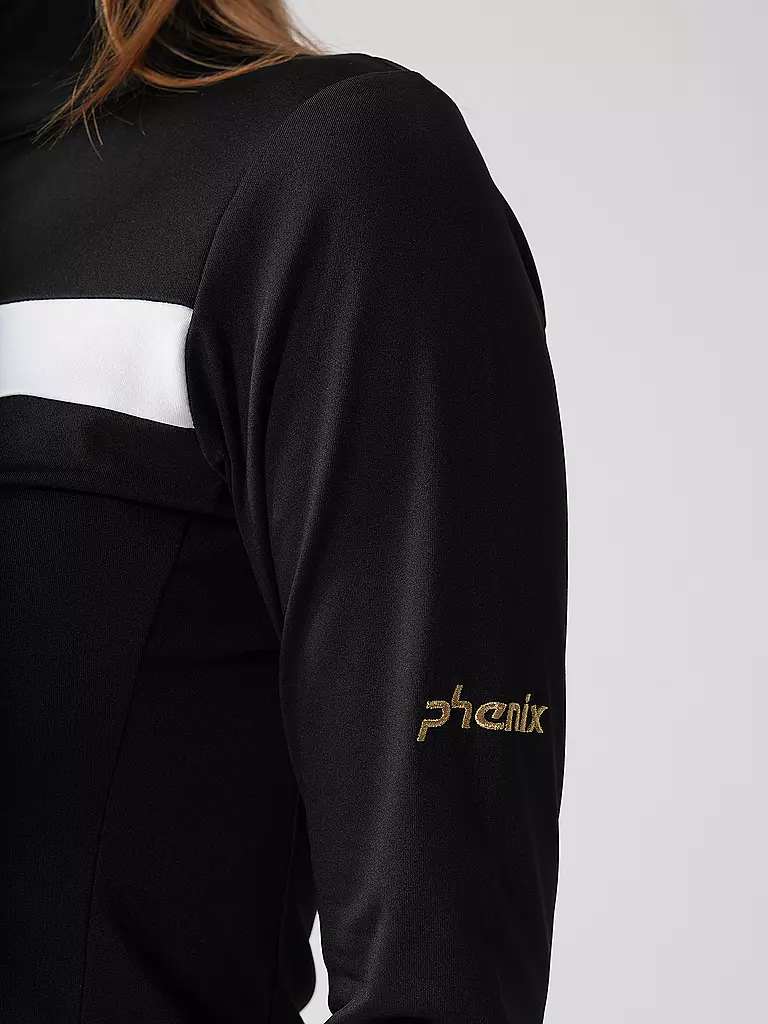 PHENIX | Sous-pull zippé femme Accent doré |