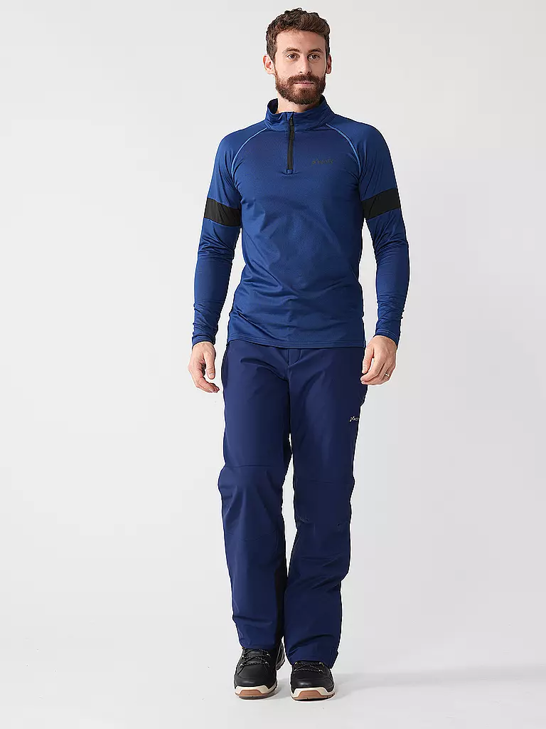 PHENIX | Sous-pull zippé homme AR Line Inner | Bleu foncé
