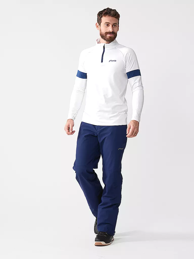 PHENIX | Sous-pull zippé homme AR Line Inner | Blanc