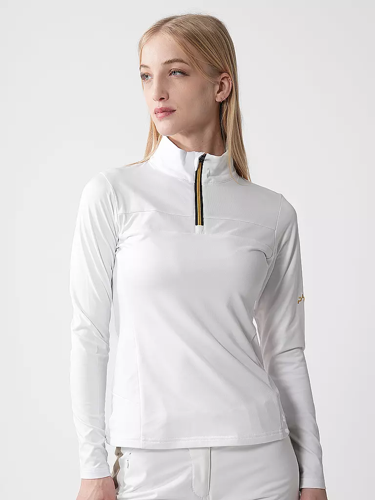 PHENIX | Sous-pull zippé pour femme avec accent doré |