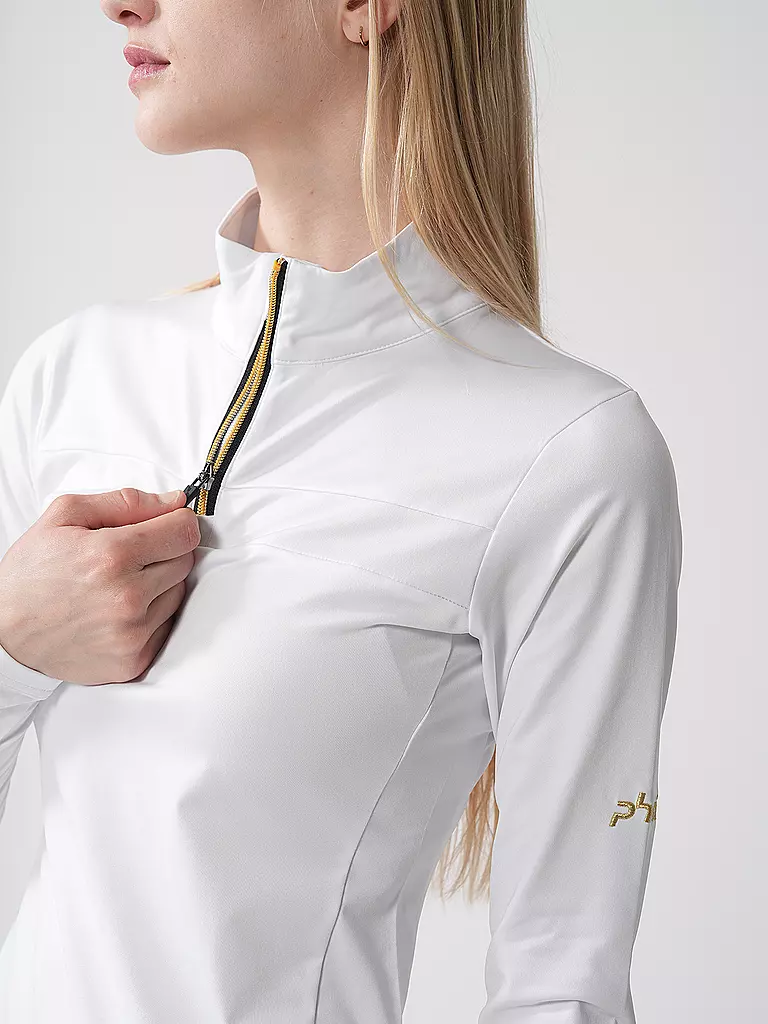 PHENIX | Sous-pull zippé pour femme avec accent doré |