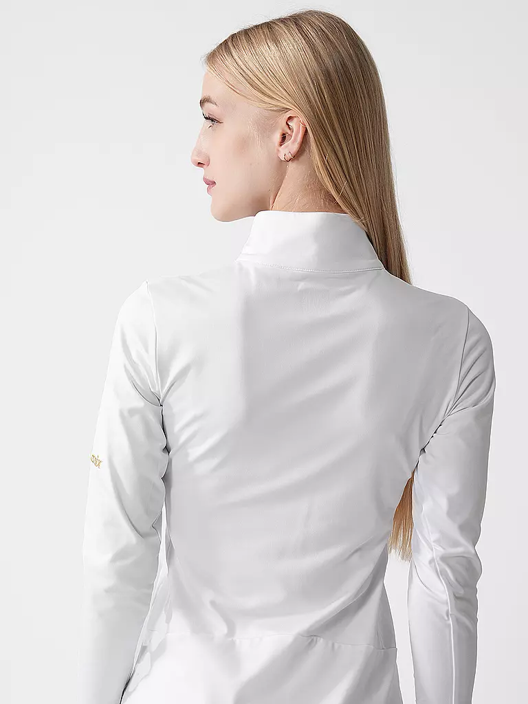 PHENIX | Sous-pull zippé pour femme avec accent doré |