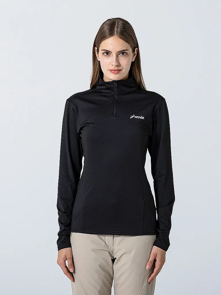 PHENIX | Sous-pull zippé pour femme Basic Set In Sleeve 1/2 |