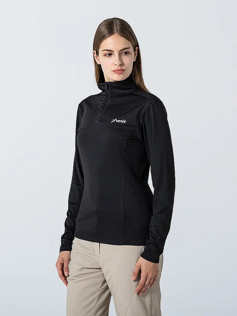 PHENIX | Sous-pull zippé pour femme Basic Set In Sleeve 1/2 |