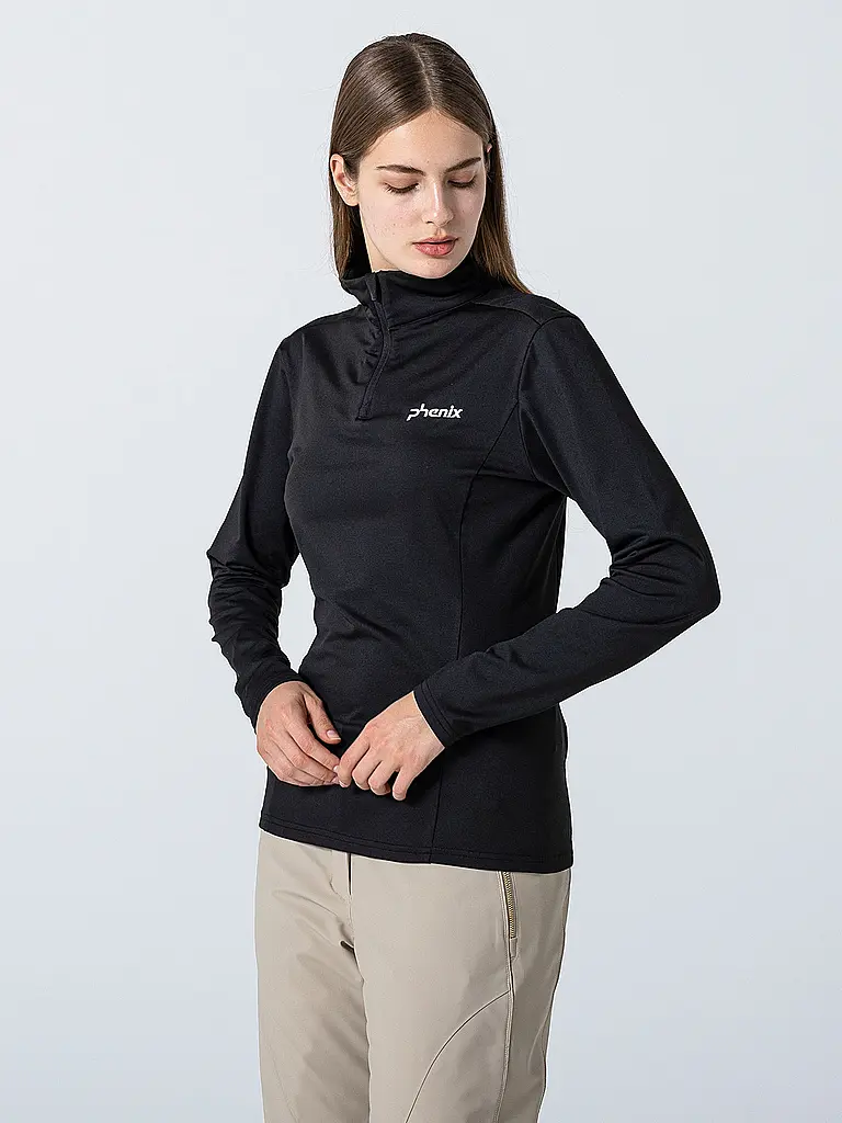 PHENIX | Sous-pull zippé pour femme Basic Set In Sleeve 1/2 |