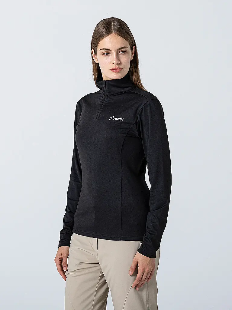 PHENIX | Sous-pull zippé pour femme Basic Set In Sleeve 1/2 |