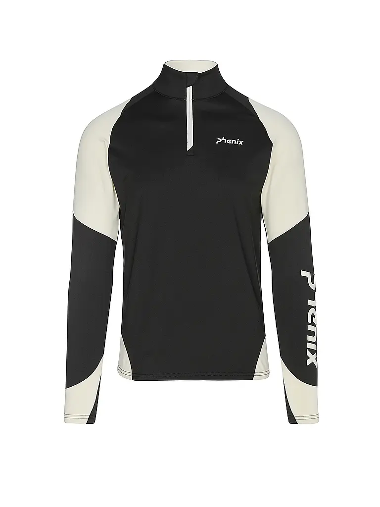 PHENIX | Sous-pull zippé pour homme | Noir