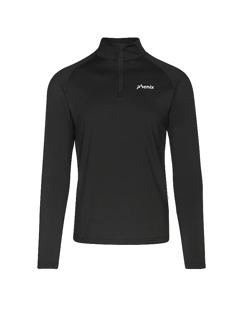 PHENIX | Sous-pull zippé pour homme | Noir