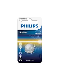 PHILIPS | Pile CR2032 3V | Argent