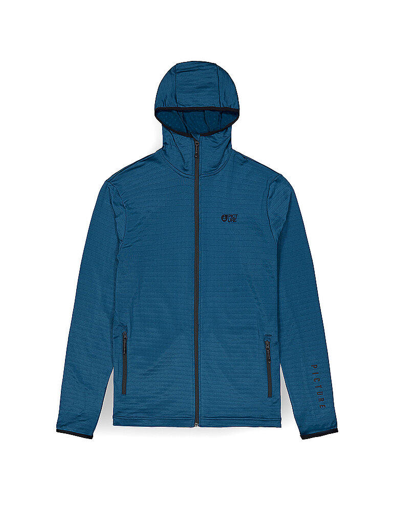 Veste polaire Bake Grid bleu M