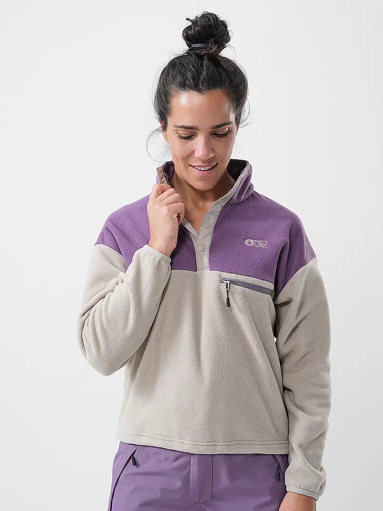 PICTURE | Fleecepullover Arcca 1/4 pour femmes |