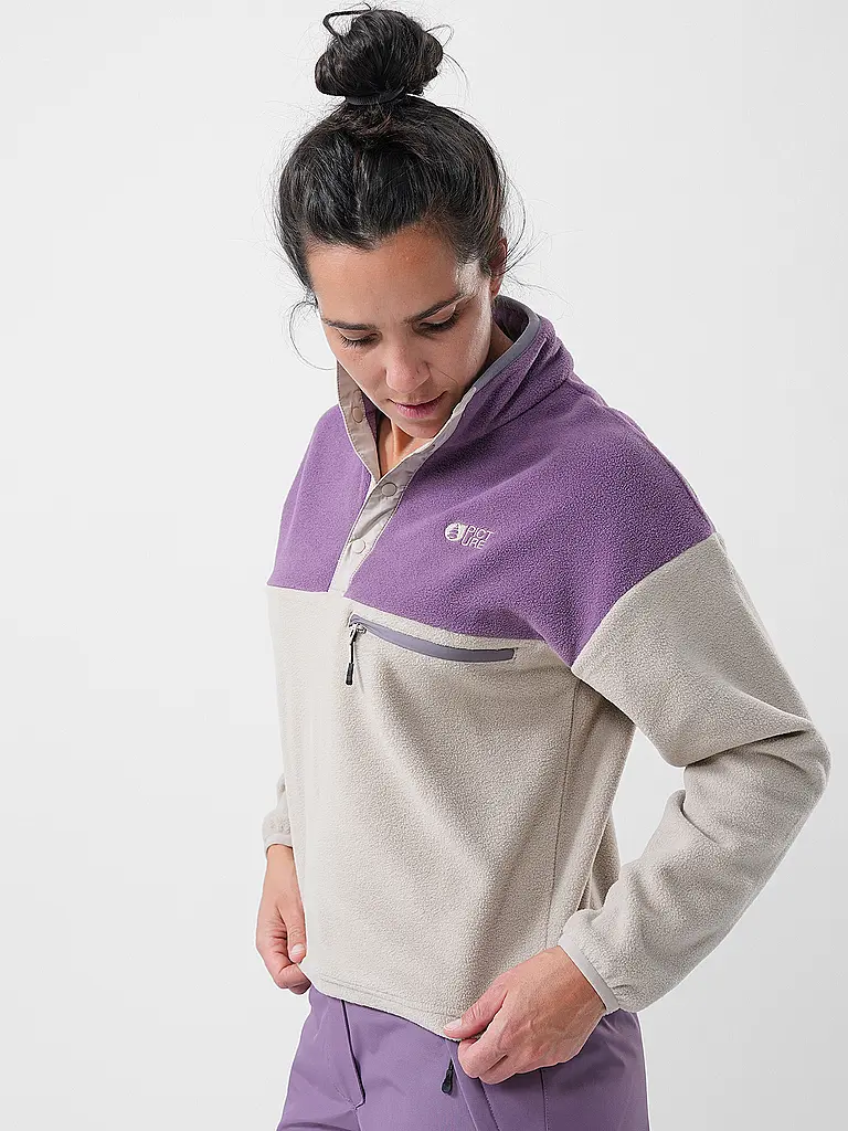 PICTURE | Fleecepullover Arcca 1/4 pour femmes |