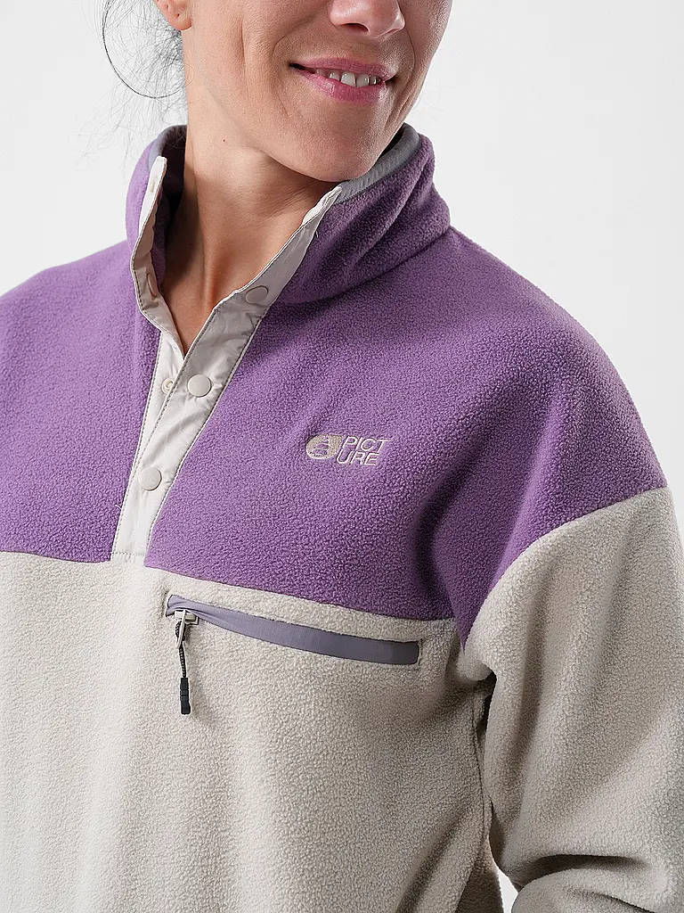 PICTURE | Fleecepullover Arcca 1/4 pour femmes |