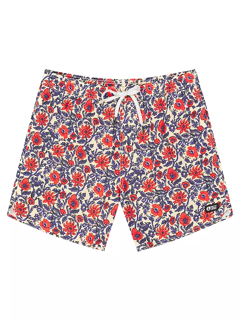 PICTURE | Herren Badeshort Piau 15 Printed | Rouge